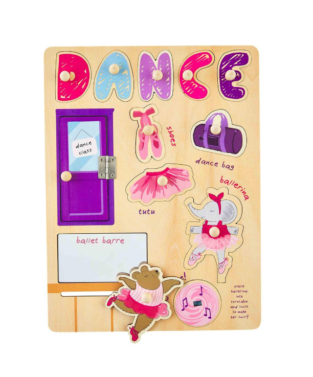 Dance Busy Board Wood Puzzle