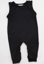 Load image into Gallery viewer, Black Tank One-Piece Jogger
