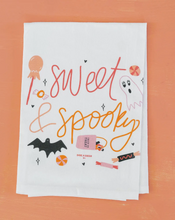 Load image into Gallery viewer, Sweet &amp; Spooky Dish Towel
