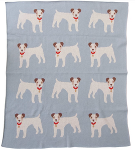 Dog Cotton Knit Blanket