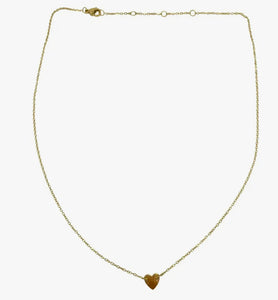 Waterproof Gold Lucy Gold Heart Necklace