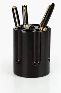 Revolver Pen Holder - Black Aluminum