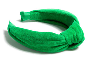 Green Terry Cloth Headband
