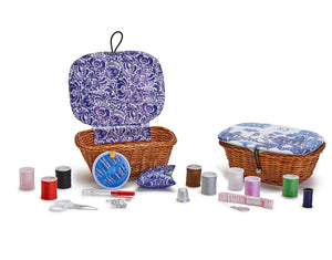 Chinoiserie Sewing Kit Basket