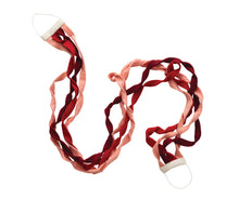 Load image into Gallery viewer, Wool Felt Ribbon Garland Red &amp; Pink
