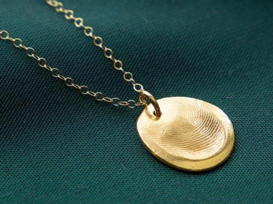 Thumbprint pendant clearance