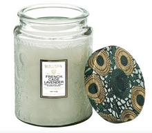 Load image into Gallery viewer, French Cade Lavender Large Embossed Jar
