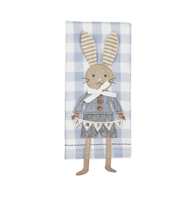 Boy Bunny Dangle Leg Towel